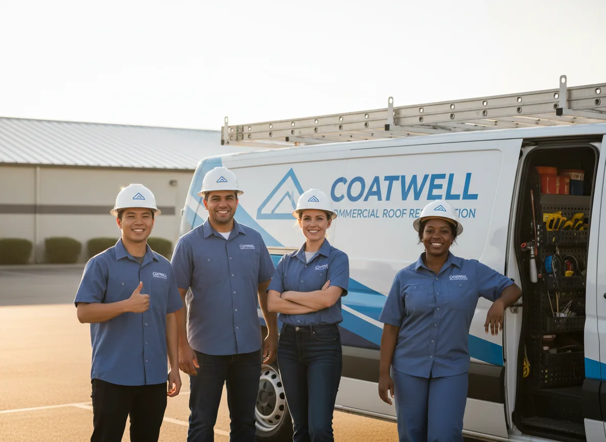 Commercial roof coating company in Mazeppa, MN
